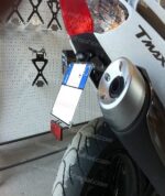 Portatarga Regolabile Yamaha T-MAX 500 2008-2011 - immagine 5