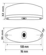 Faro Fanale Posteriore a Led 12V mod. Porster - immagine 3