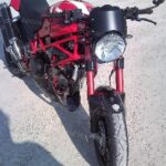 Cupolino CAFE' RACER Ducati Monster fino 2008 testa bassa