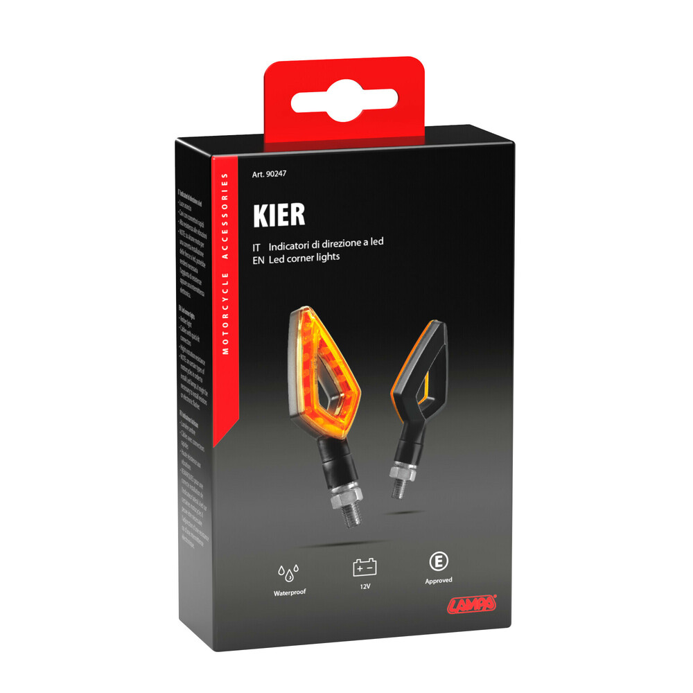 Indicatori di direzione a LED 12V mod. KIER
