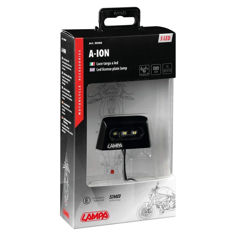 LUCE TARGA 3 SMD BIANCA "A-ION"