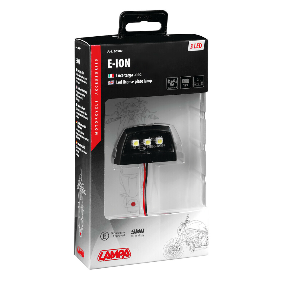 LUCE TARGA 3 SMD BIANCA "E-ION"
