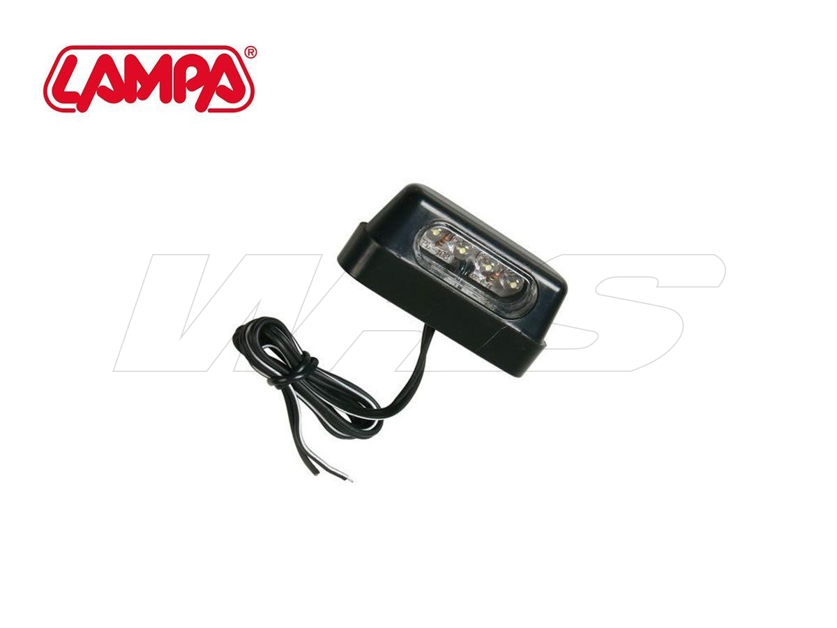 Luce targa a 4 Led Bianco Omologata CE