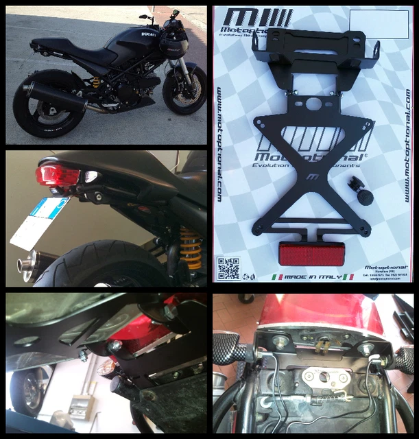 Portatarga Ducati Monster fino a 2008 Telaio Tagliato Mod.1