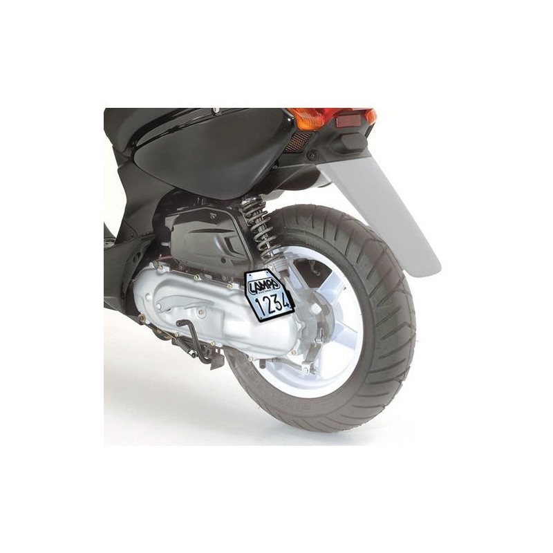 Portatarga laterale per ciclomotori 50 cc mod. NAXOS