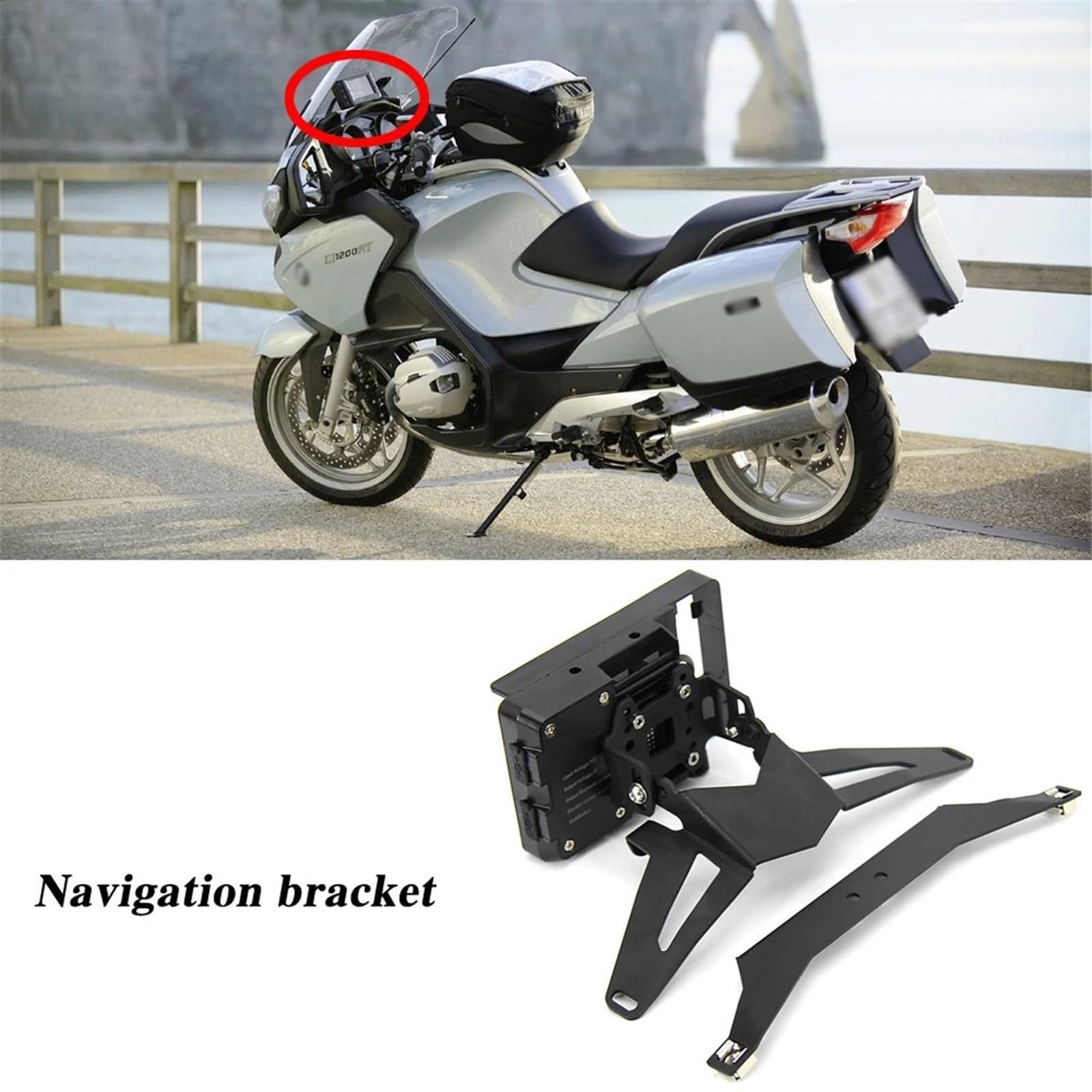 Supporto Navigatore per BMW R 1200 RT 2010-2013